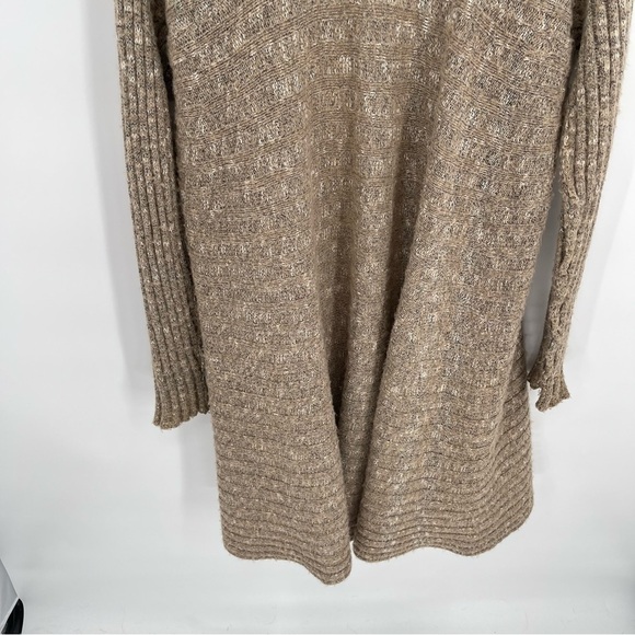 free people Women’s Oversized Open Cardigan  sweater size small Oatmeal - Picture 8 of 10